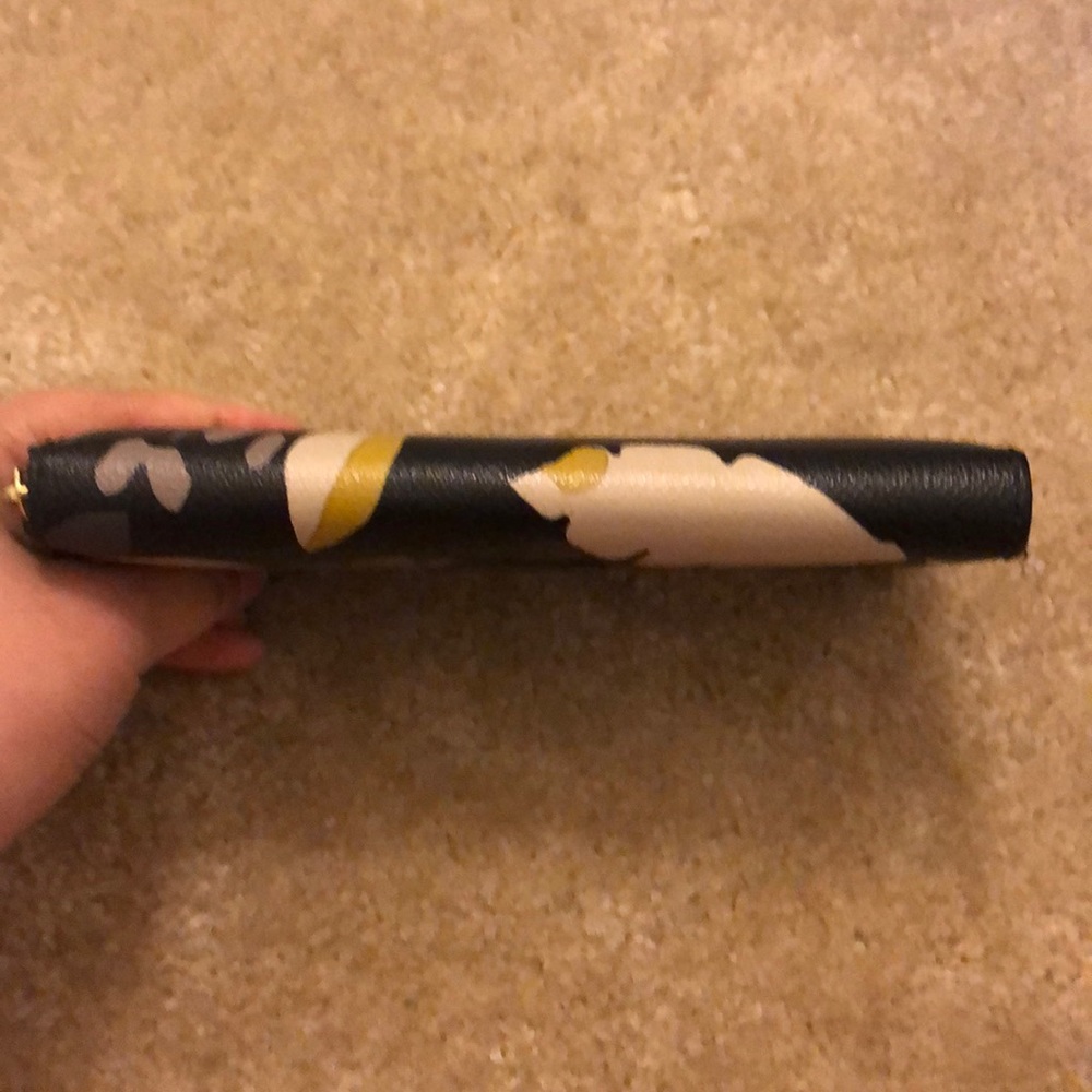 Fossil Wallet Leaves Print Size Os Color Brown Gr… - image 8